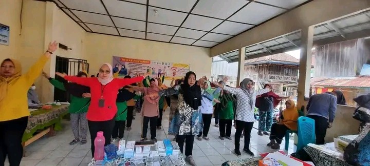 Posyandu Lansia di Desa Muara Sungai