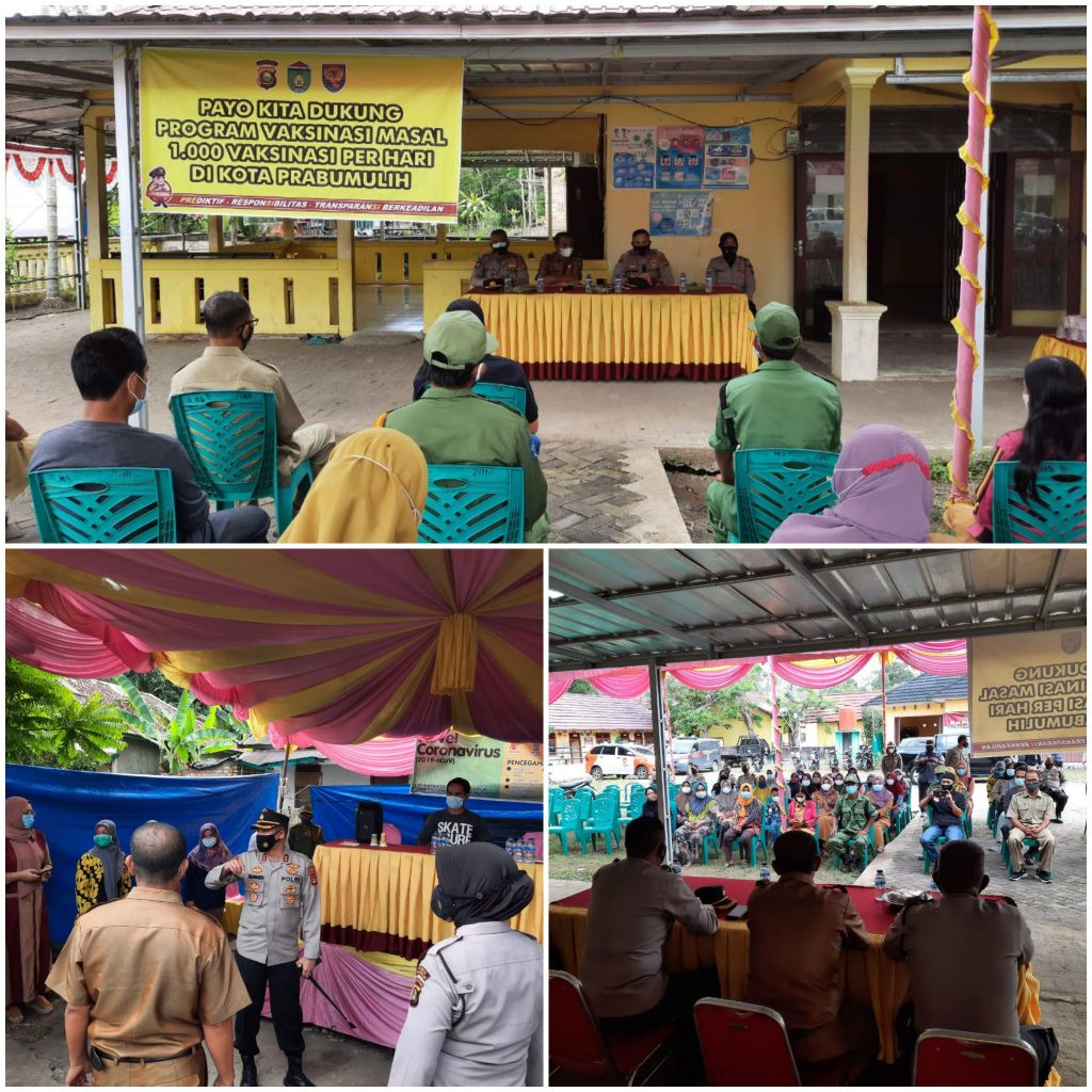 Kapolres Prabumulih Cek Posko PPKM Desa Muara Sungai