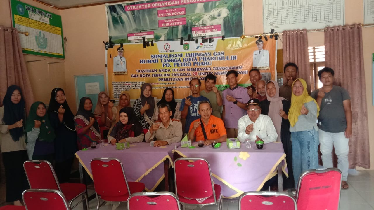 Sosialisasi Jaringan Gas Rumah Tangga Kota Prabumulih PD Petro Prabu